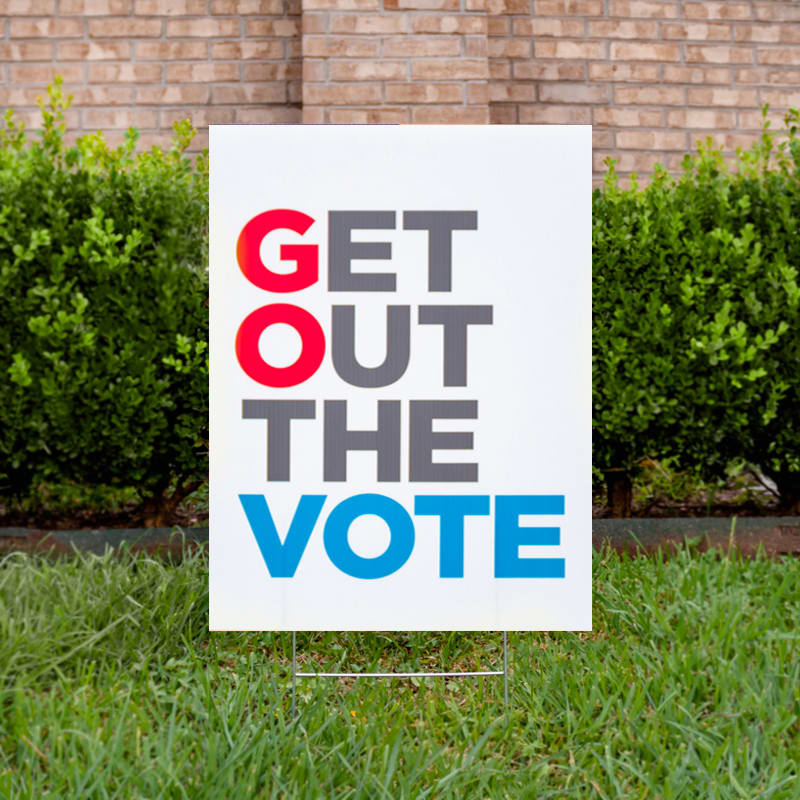 Custom 24" X 18" Vertical Yard Signs 3