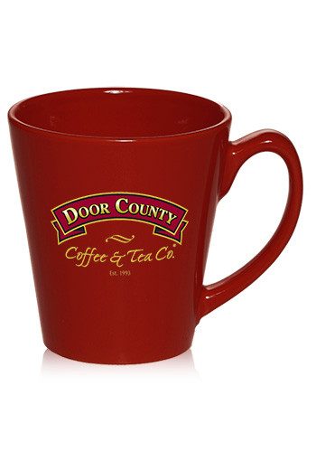 12 oz. Glossy Ceramic Latte Coffee Mugs 27