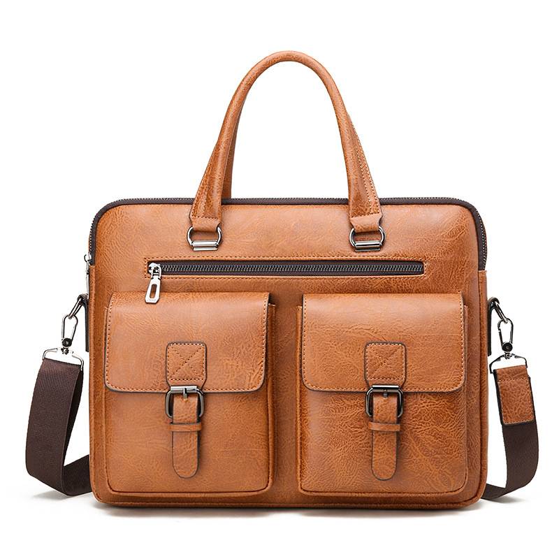 PU Leather Handheld Computer Crossbody Bag 5