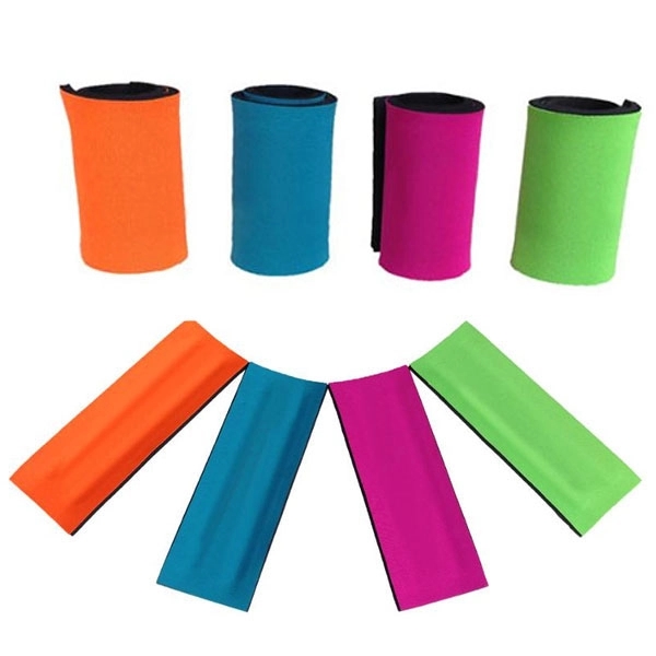 Slap Wrap Neoprene Beverage Insulator, custom can cooler with logo imprint 4