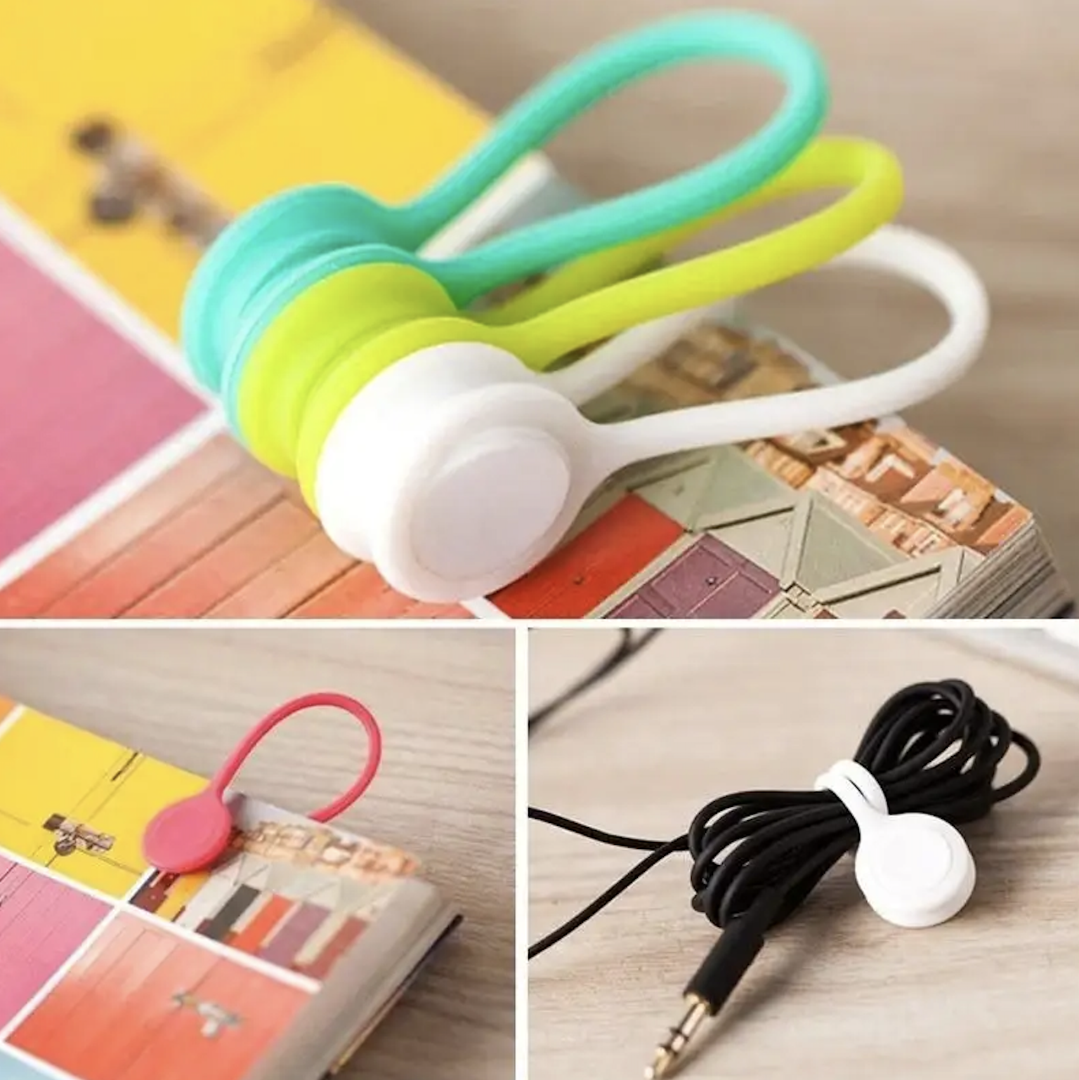 Silicone Magnetic Cable Ties 2