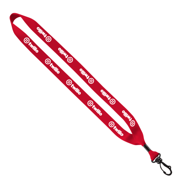 3/4" Polyester Lanyard with Swivel Snap Hook 38