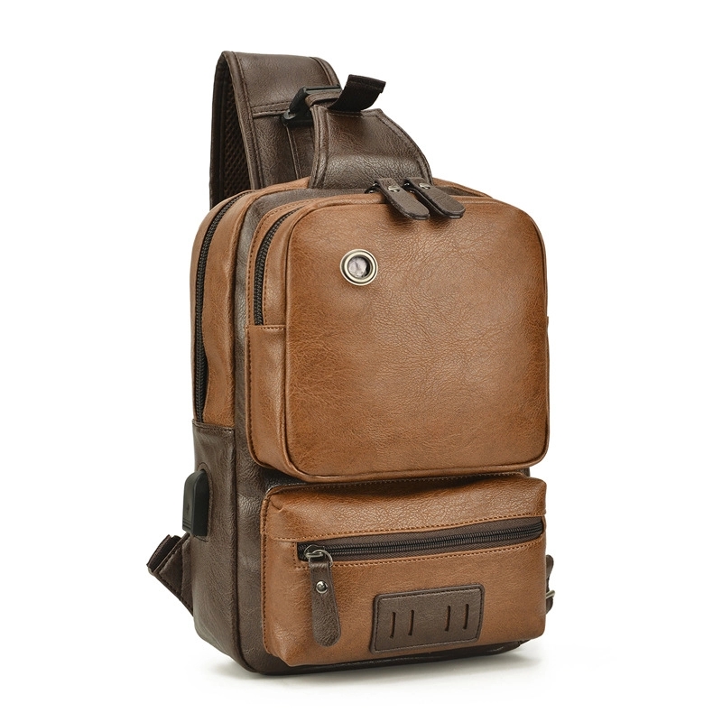 Pu Large Capacity Crossbody Backpack 2