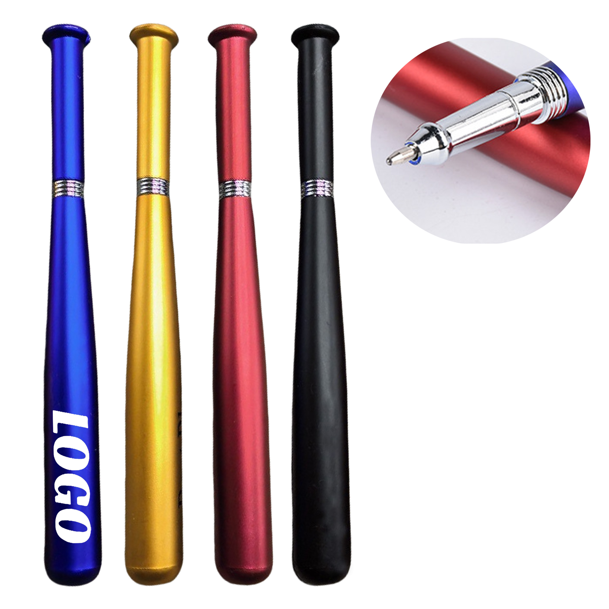 Baseball Style Metal Ballpoint Pen 1