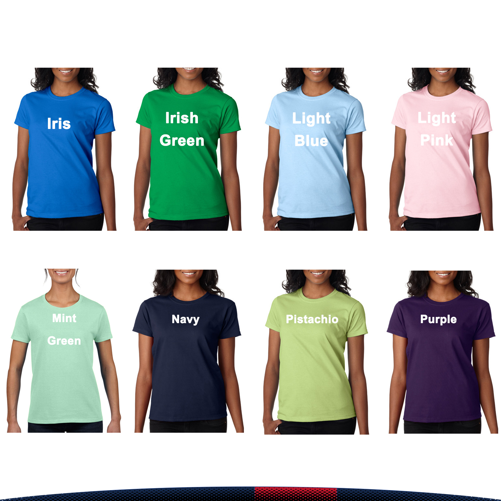 Gildan® 6.1 oz Cotton Ladies T-shirts 4