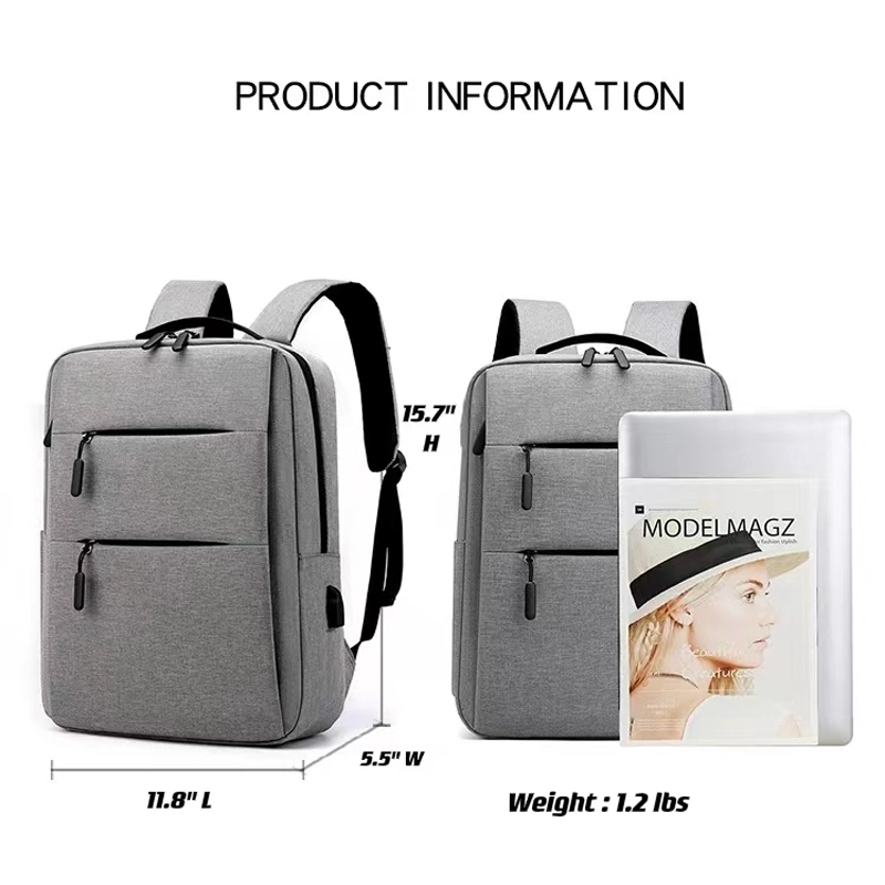 Customizable Backpack With USB Charge Interface 4