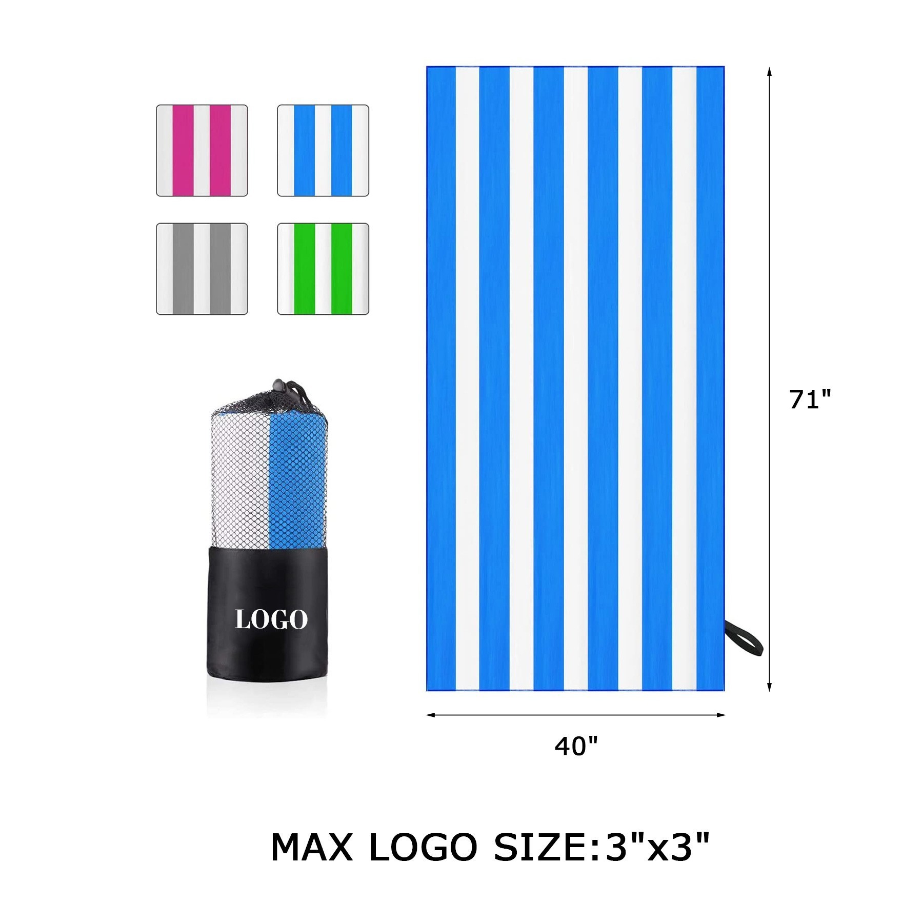 Microfiber Beach Camping Towel 2