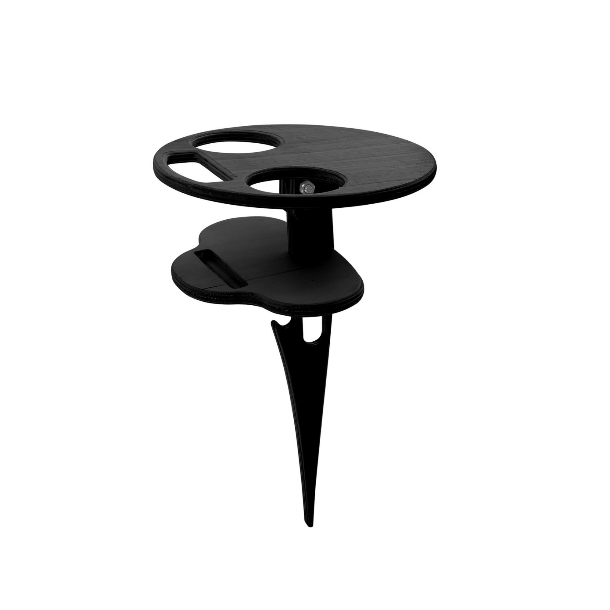 2 - Tier Wooden Outdoor Holder 6