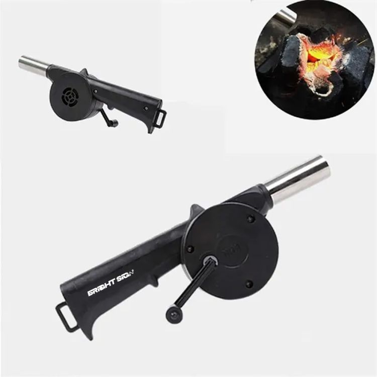 Manual Hand Crank BBQ Air Blower Fan 2