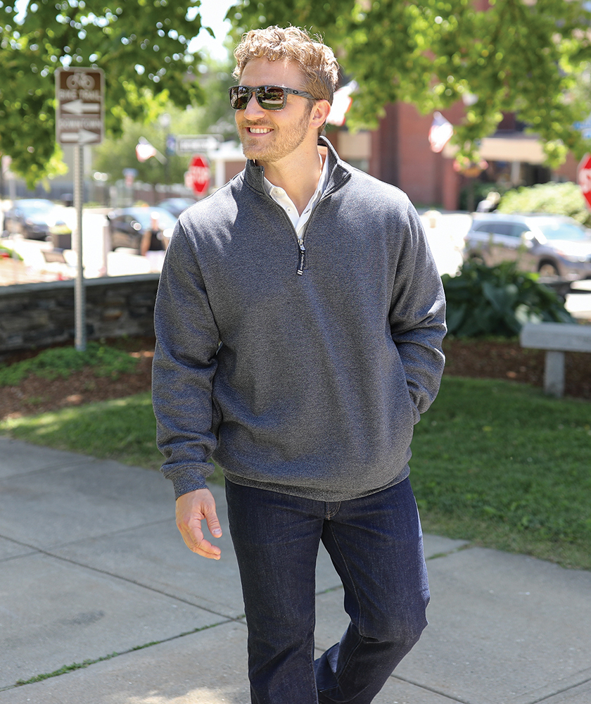 Crosswind Quarter Zip Sweatshirt, custom hoodie or sweatshirt with logo imprint 74