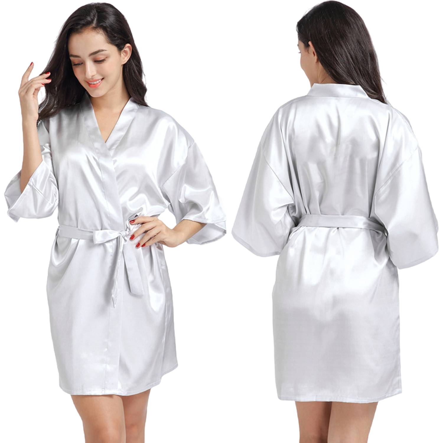 Lightweight Breathable Loungewear Summer Robe 15