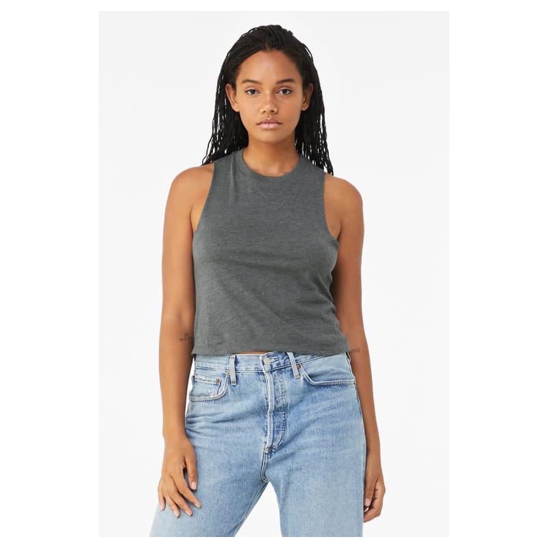 Bella + Canvas Ladies' Racerback Cropped Tank 32