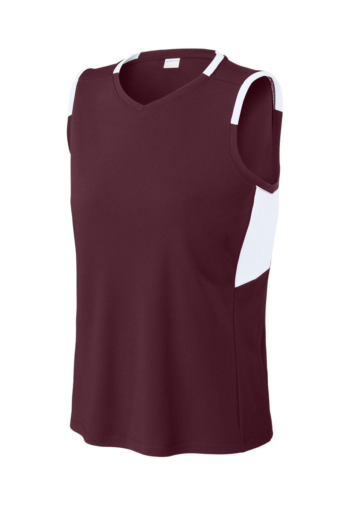 Sport-Tek Women's Club Sleeveless V-Neck LST441 19