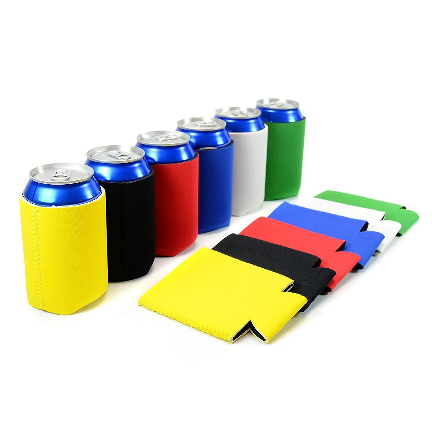 12oz Neoprene Collapsible Can Cooler Holder 2