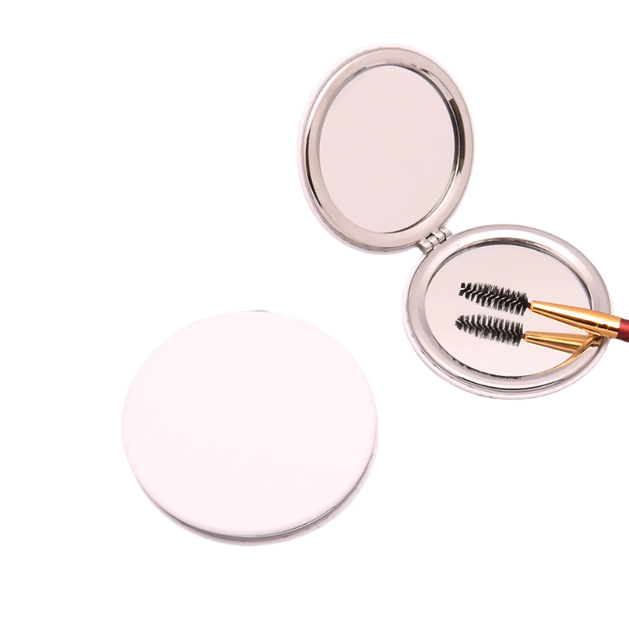 PU Leather Double-Sided Vanity Mirror 2
