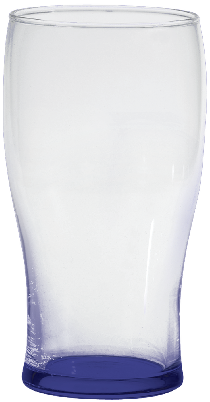 20 oz Large Pub Glass - Deep Etched 42