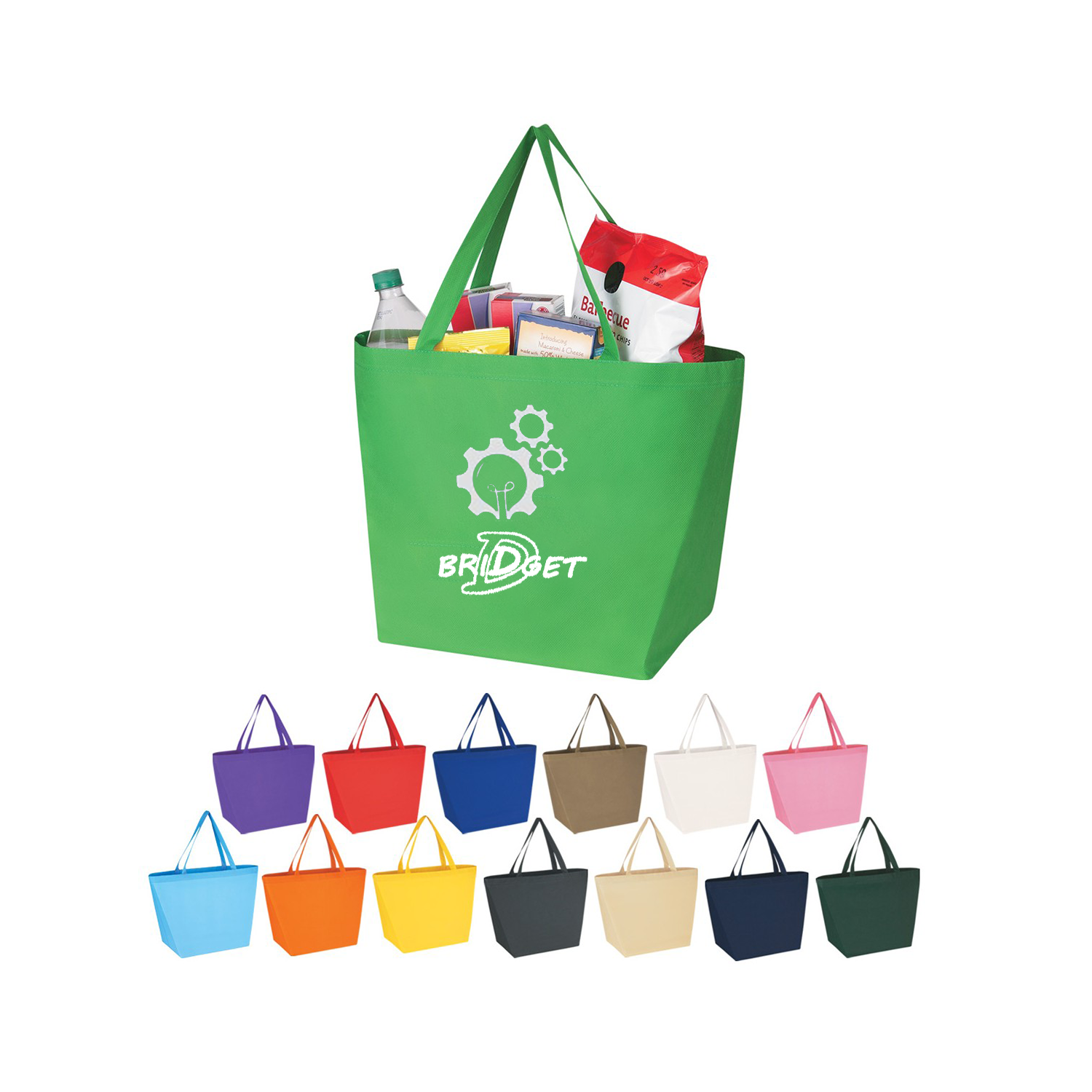 Non-Woven Budget Shopper Tote Bag 2