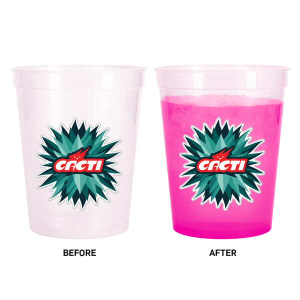 16 oz Color Changing Stadium Cup 50