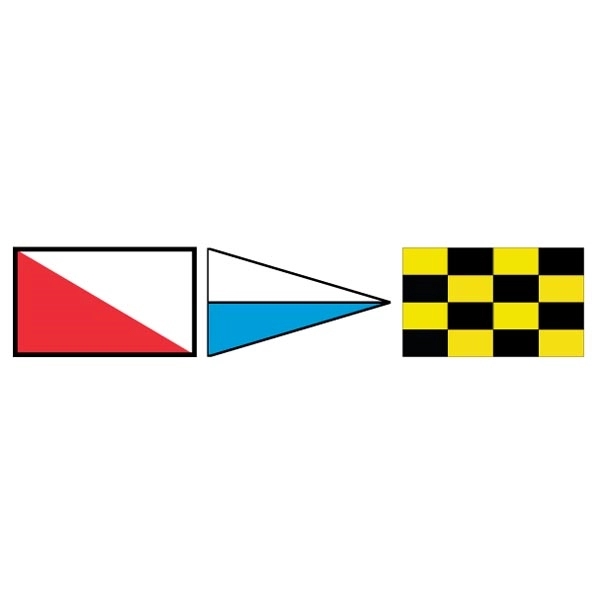 Standard 14" x 18" Golf Course Direction Flags 1