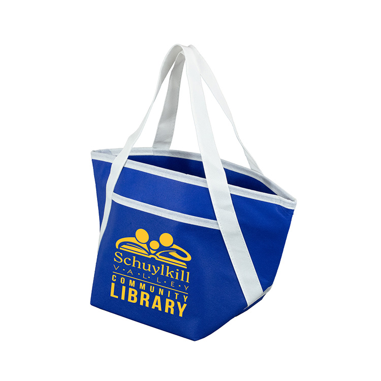 "THE HORIZON" Zipper Cooler Tote 6-Pack Size 44