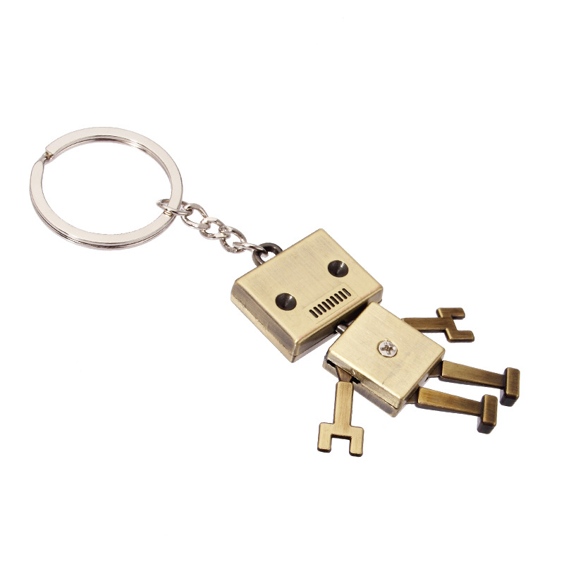 Retro Robot Keychain 2