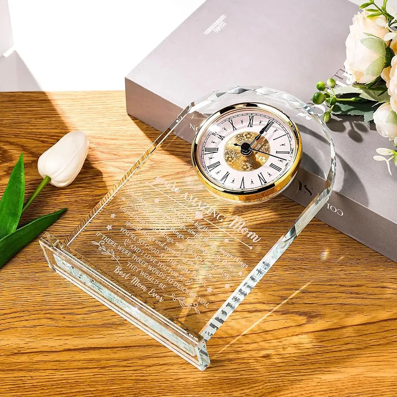 Optic Arch Crystal Clock 3