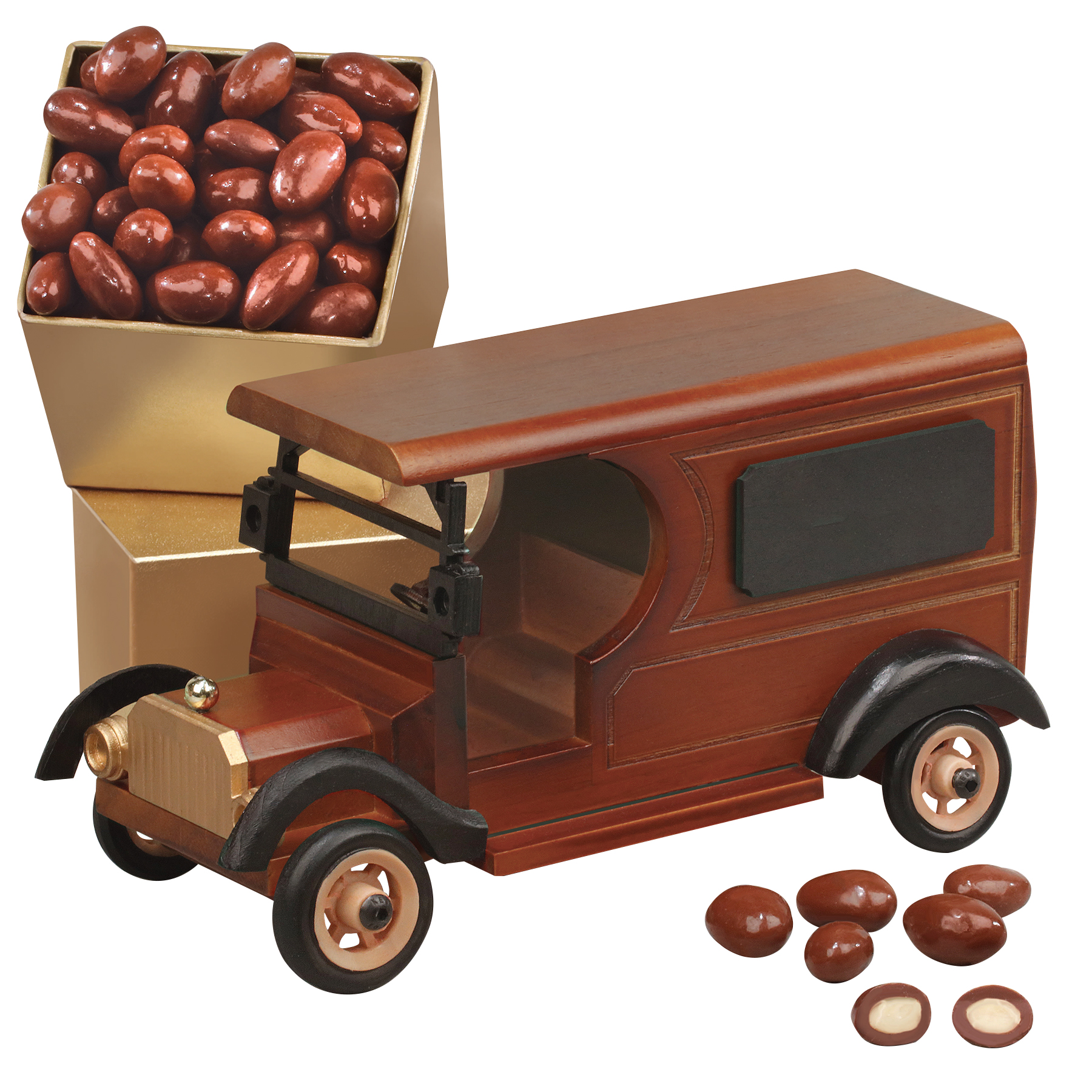 1918 Delivery Truck with Milk Chocolate Almonds 2