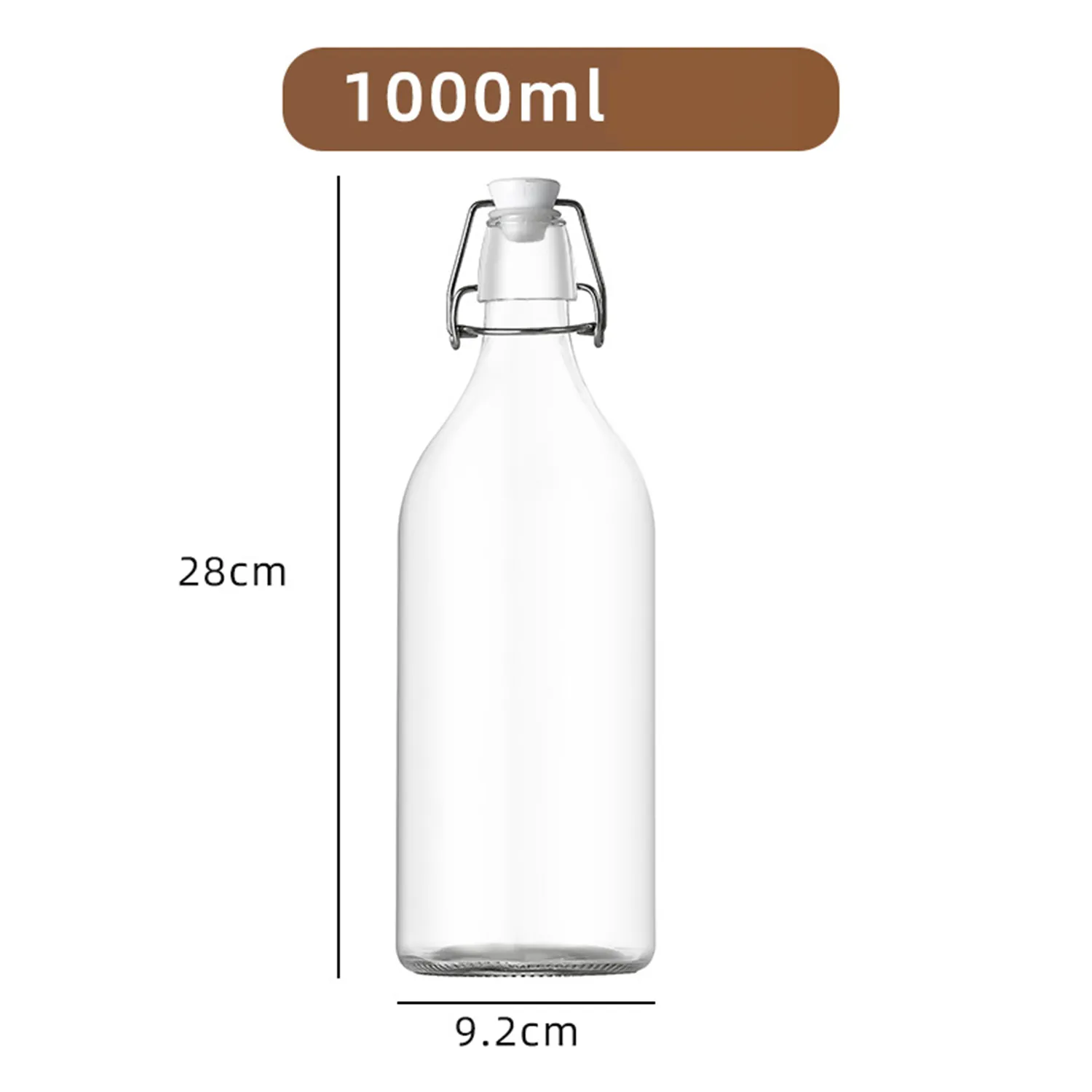 Buckle Glass Beverage Bottle 6