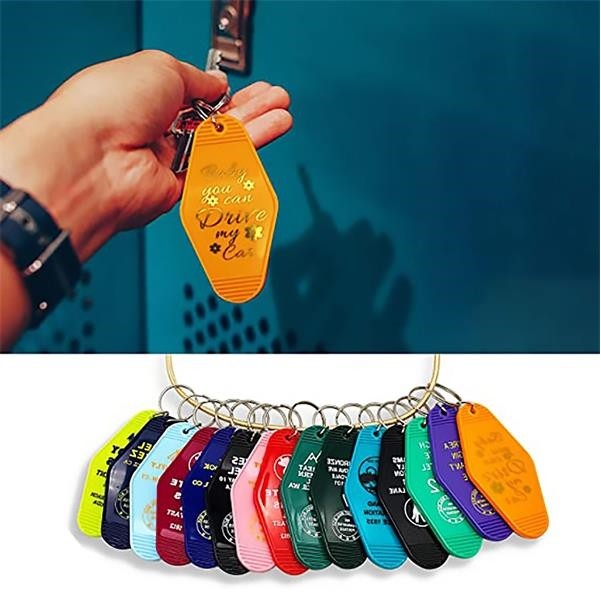 Plastic Hotel Keychain / Motel Key Tag 6