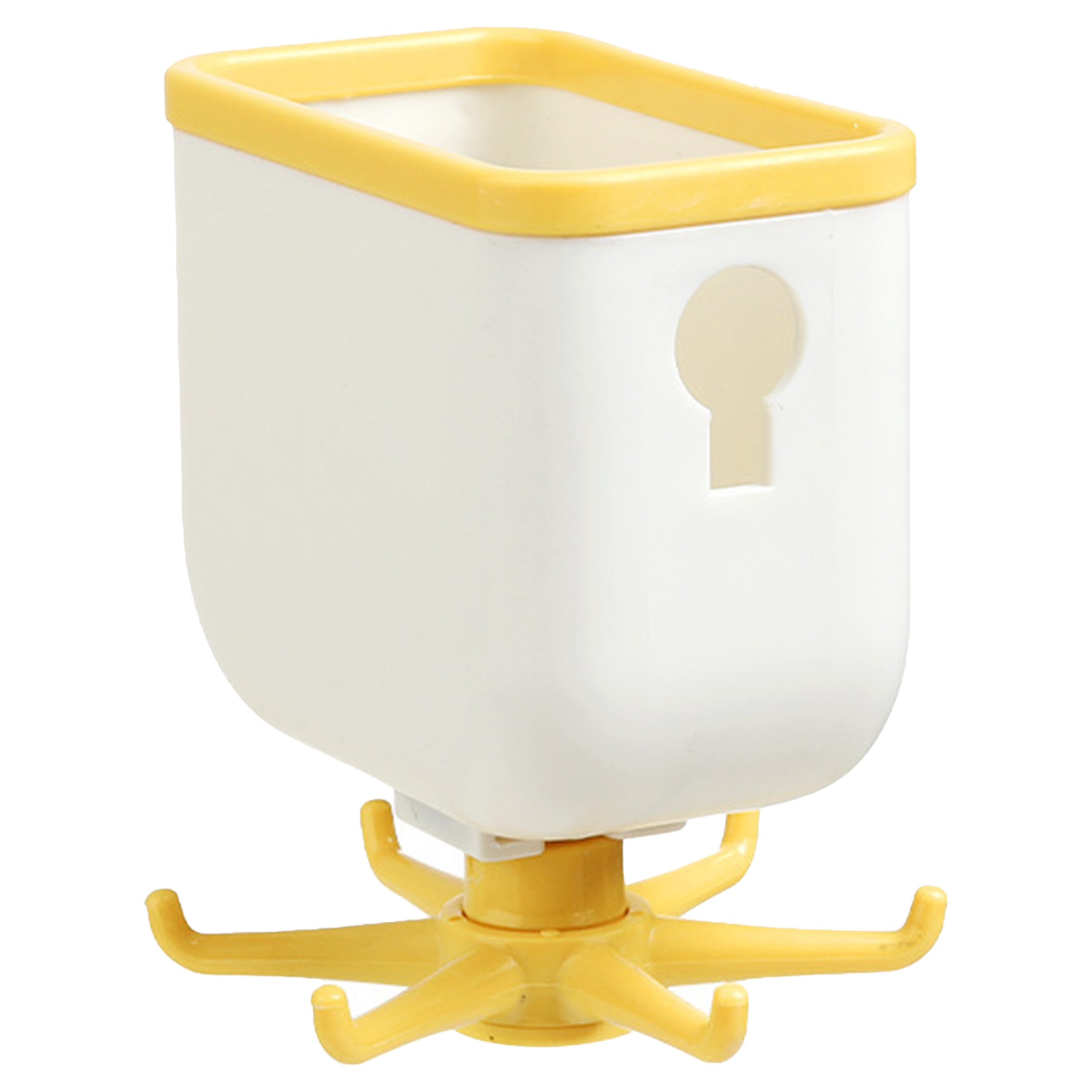 Plastic Multi Functional 6-Hook Rotating Hook Storage Rack 3