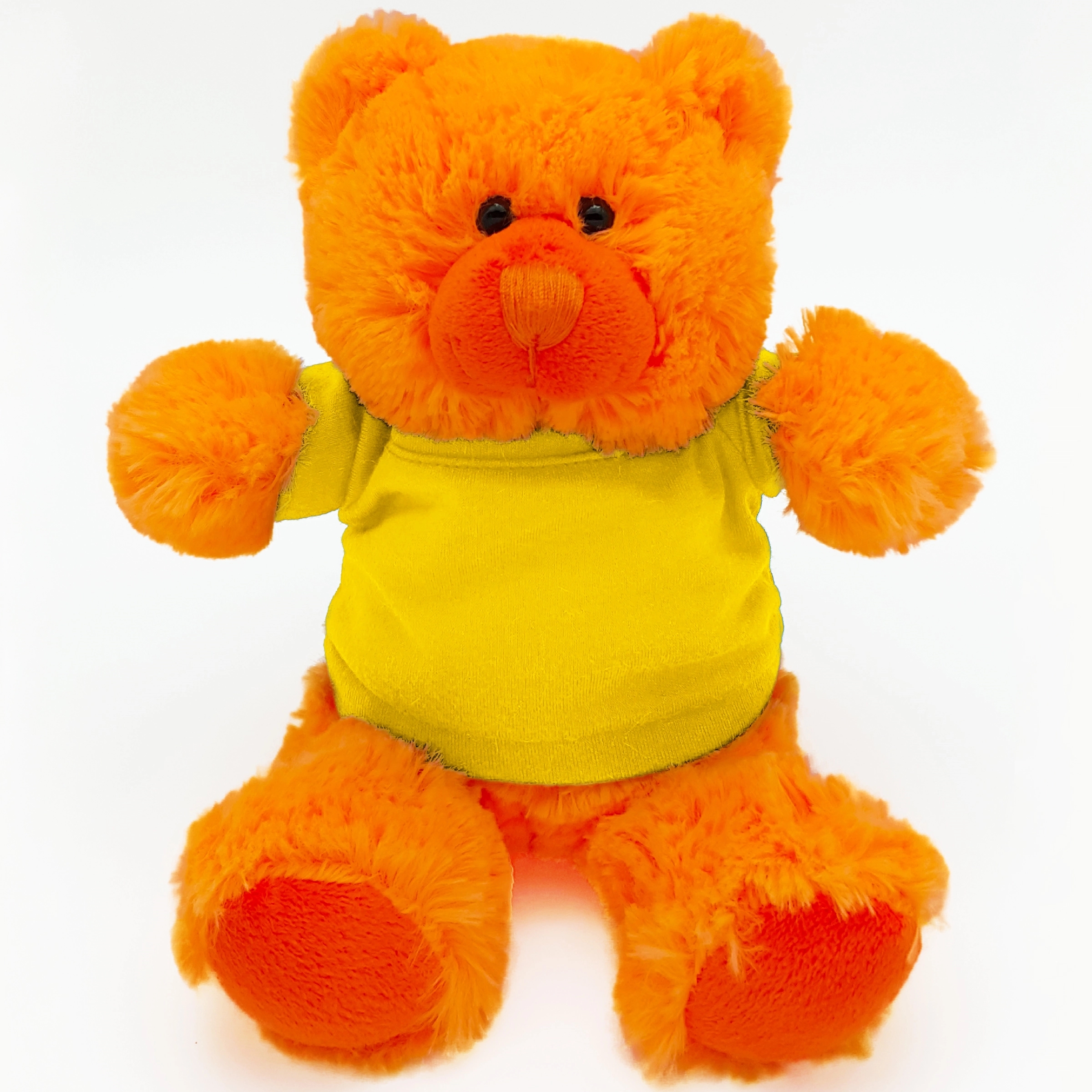 8" Bright Color Orange Bear 16