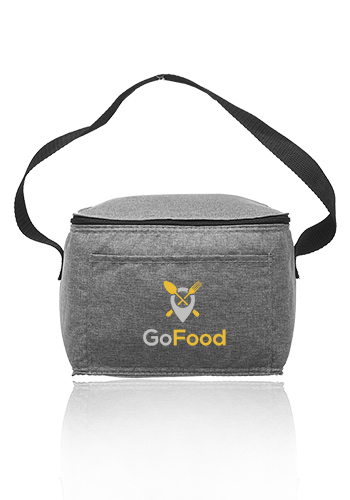 6 Pack Insulated Heathered Lunch Bags 5