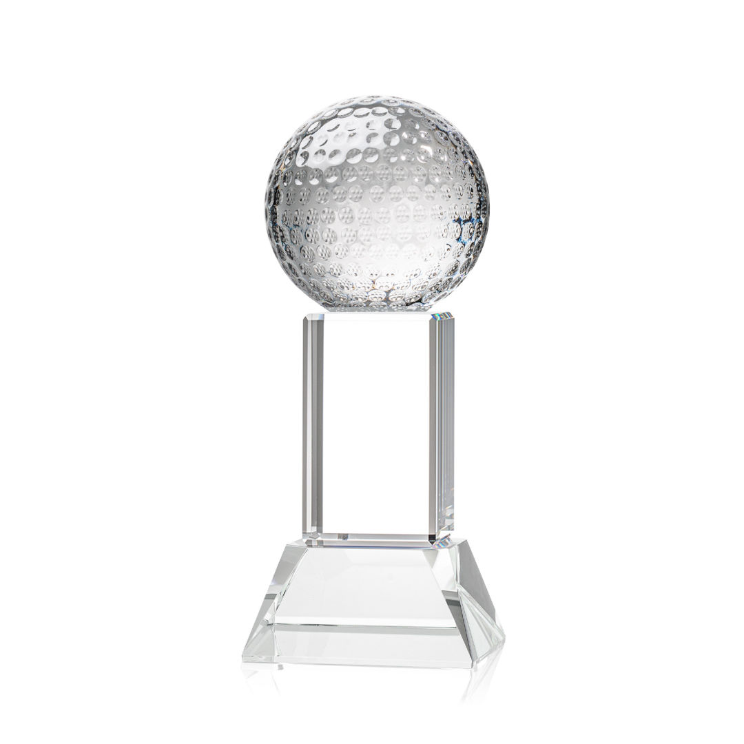Golf Ball Award on Stowe Base - Clear 13
