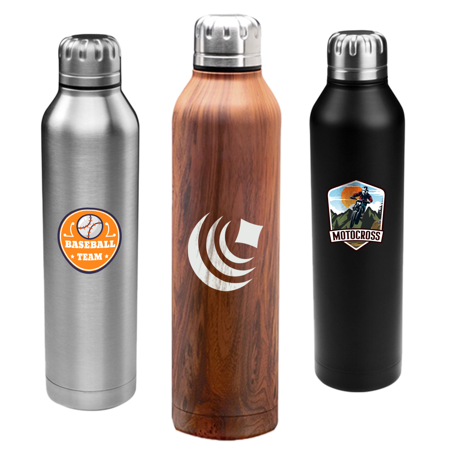 34 oz. BPA free Vacuum Insulated Sports Water Bottles, custom water bottle with logo imprint 3