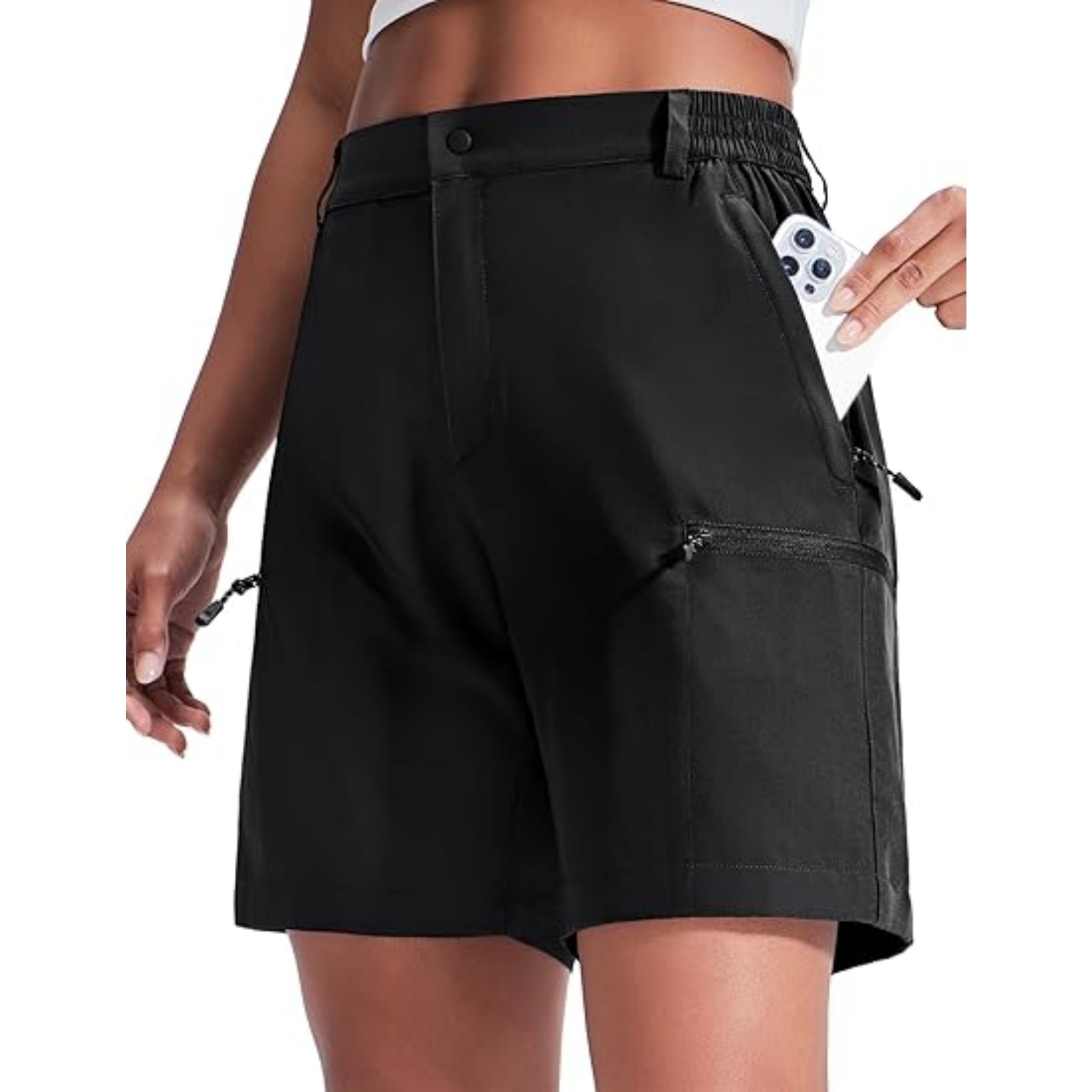 Quick Dry Lightweight UV Zipper Cargo Shorts 2