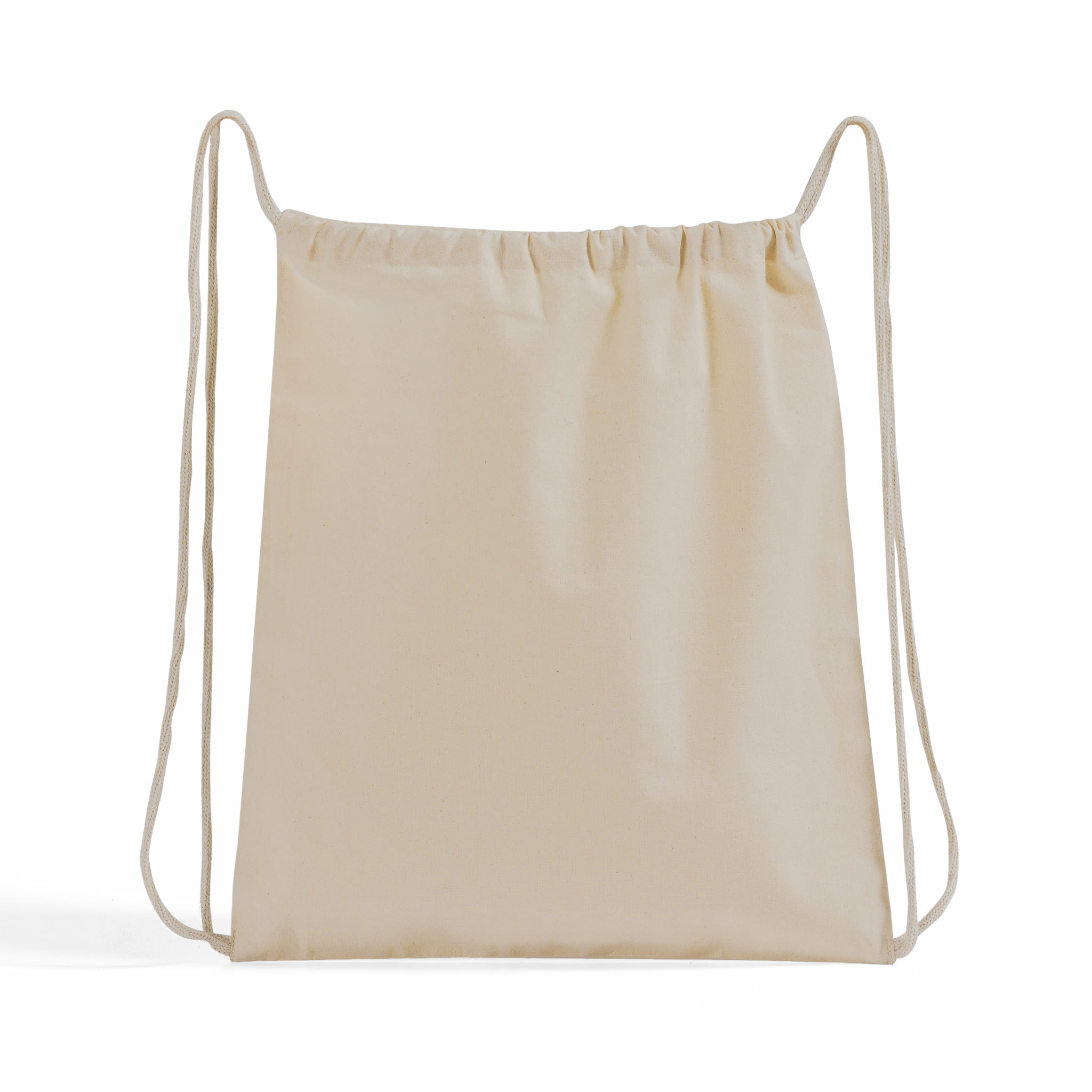Small Canvas Drawstring Backpack 10