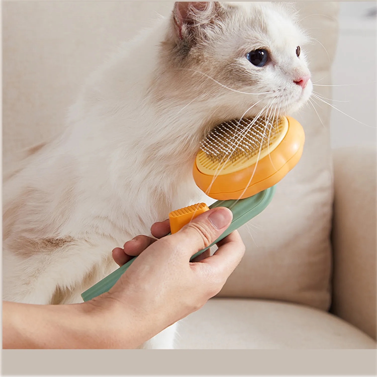 Pumpkin Type Pet Hair Brush Remover 8
