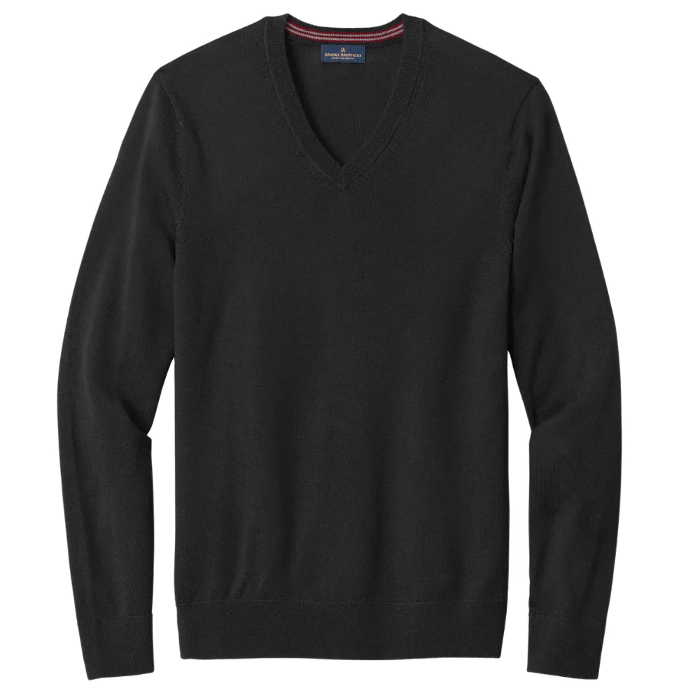 Brooks Brothers (R) Washable Merino V-Neck Sweater 4