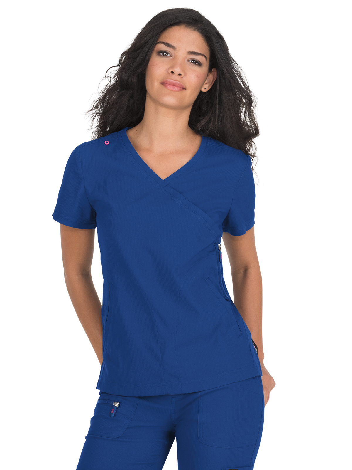 koi - Lite - Women's Three-Pocket Mock-Wrap Philosophy Top 58