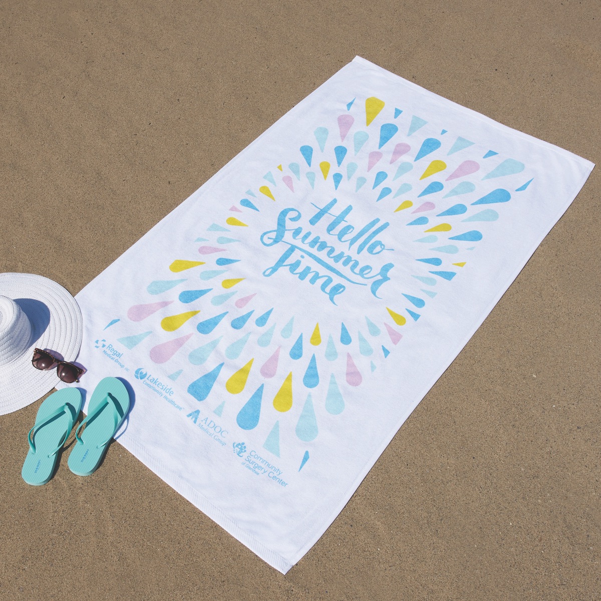Diamond Beach Towel 14 lb/doz 8