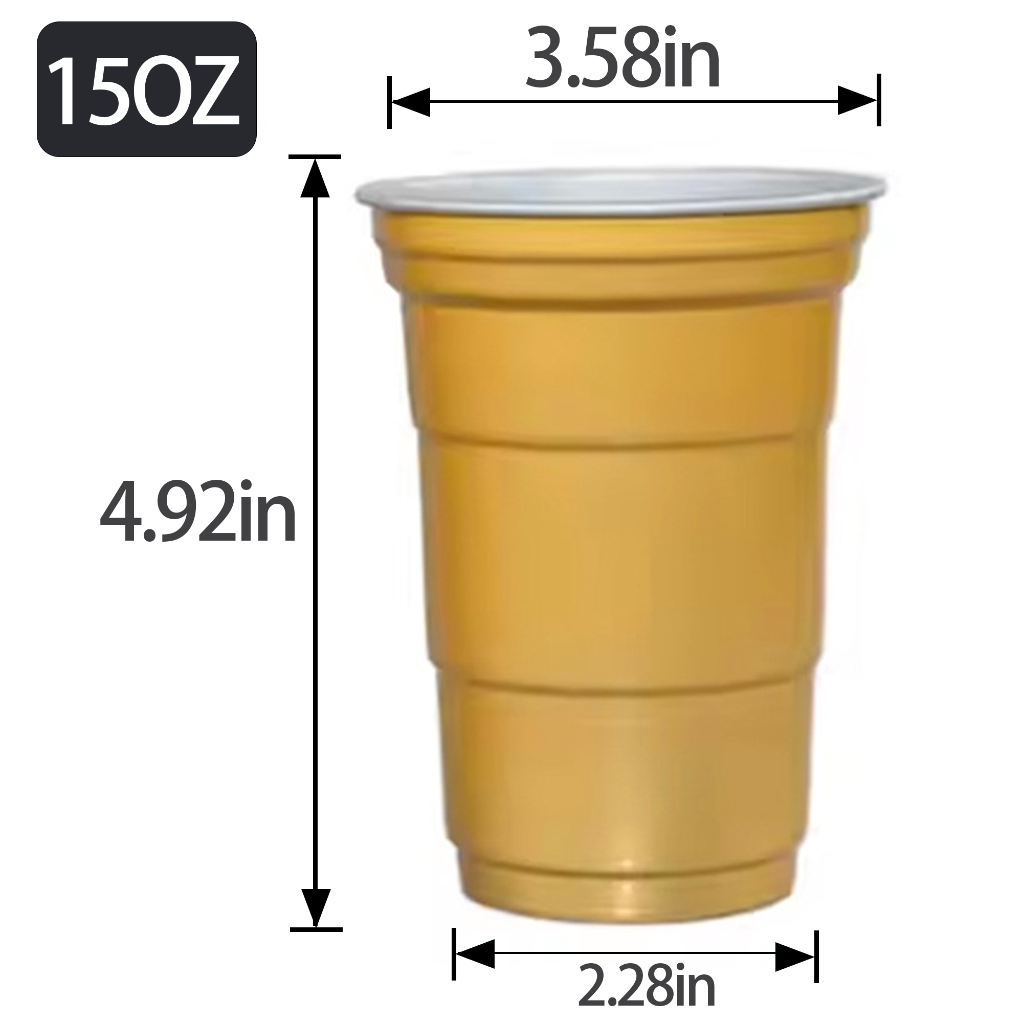 15oz Reusable Aluminum Cup ?C 6 Colors Available 4