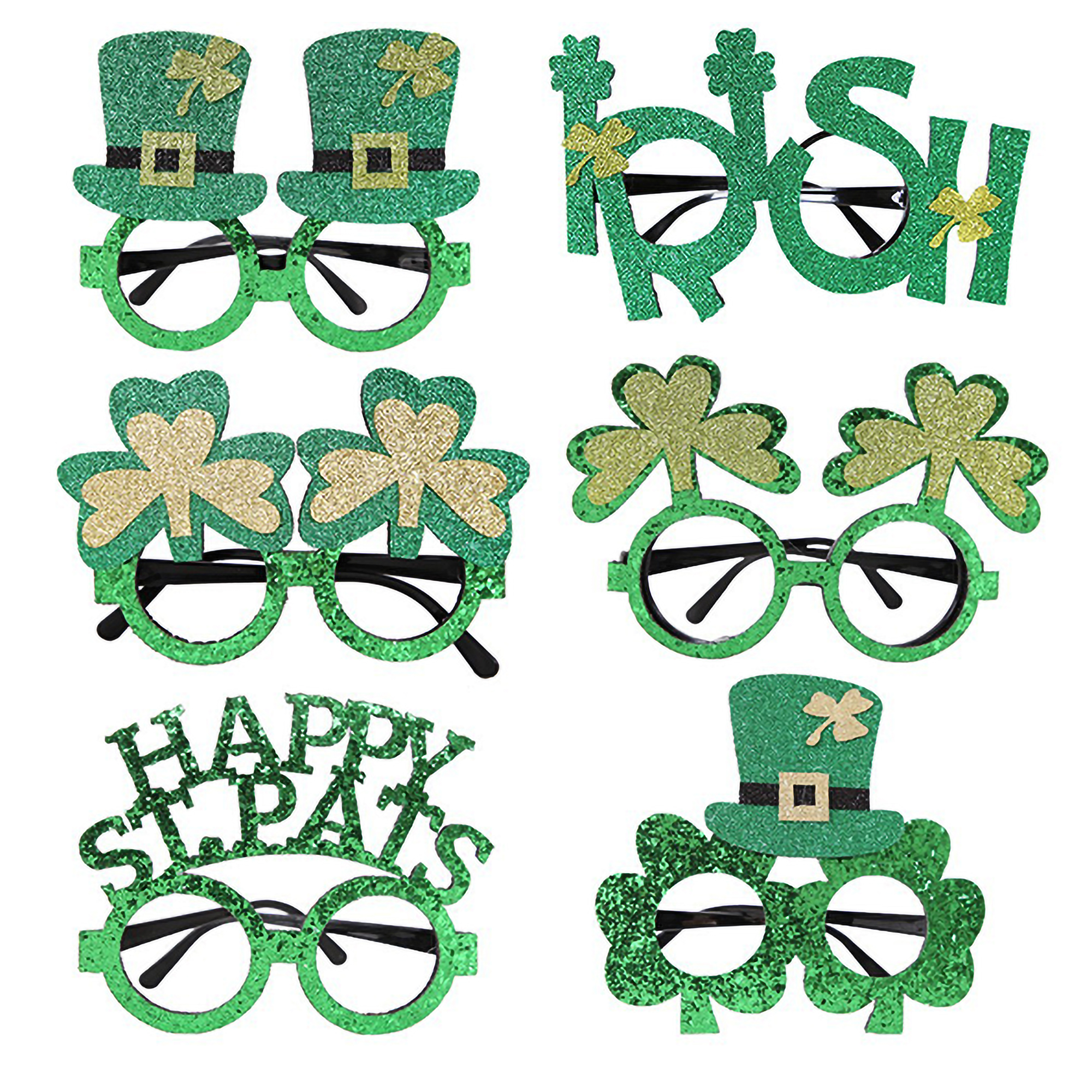 Customizable St. Patrick's Day Eyewear Photo Props Cosplay 14