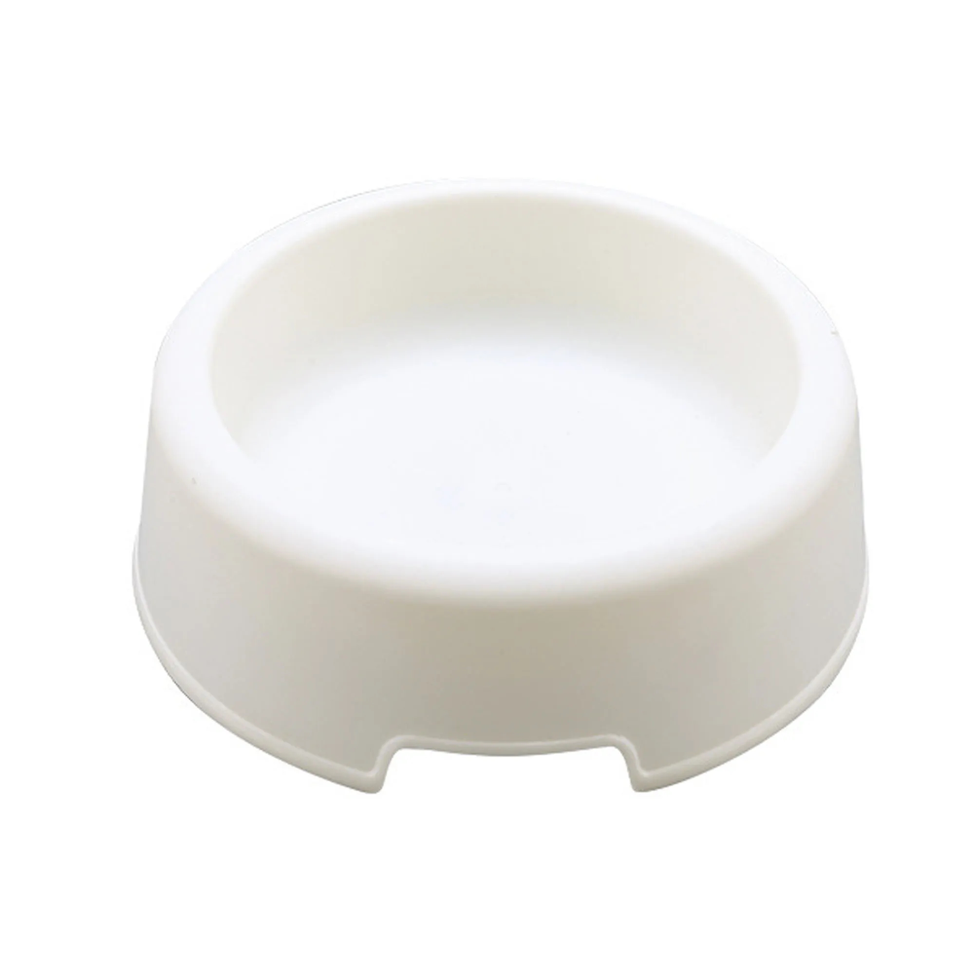Solid Color Pet Bowls Candy-Colored Lightweight Plastic Sin 2