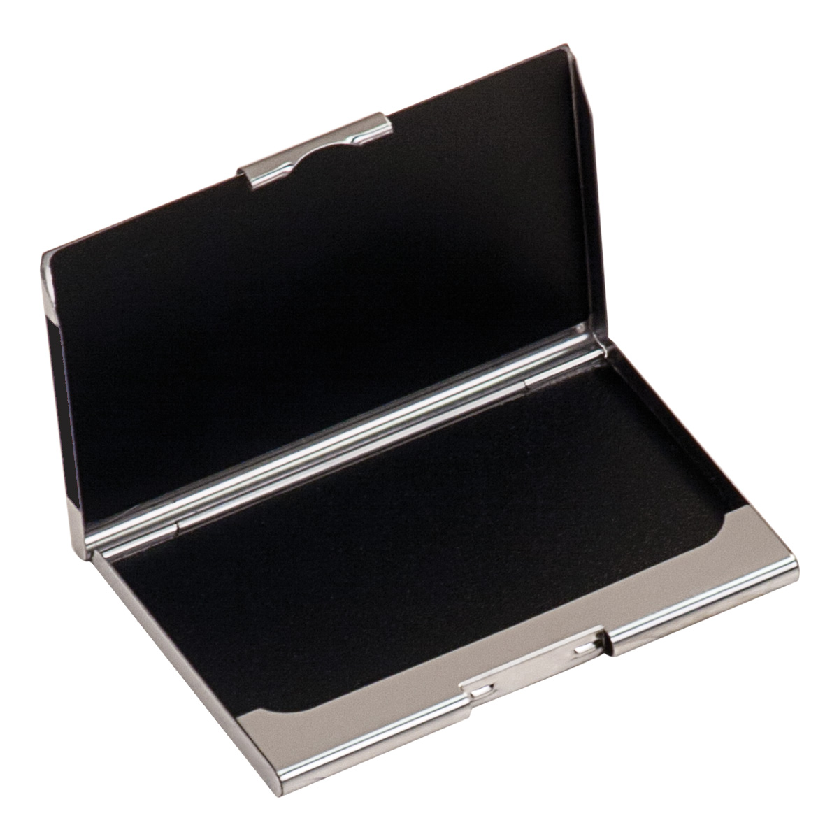Black Stainless Steel Business Card Holder 3