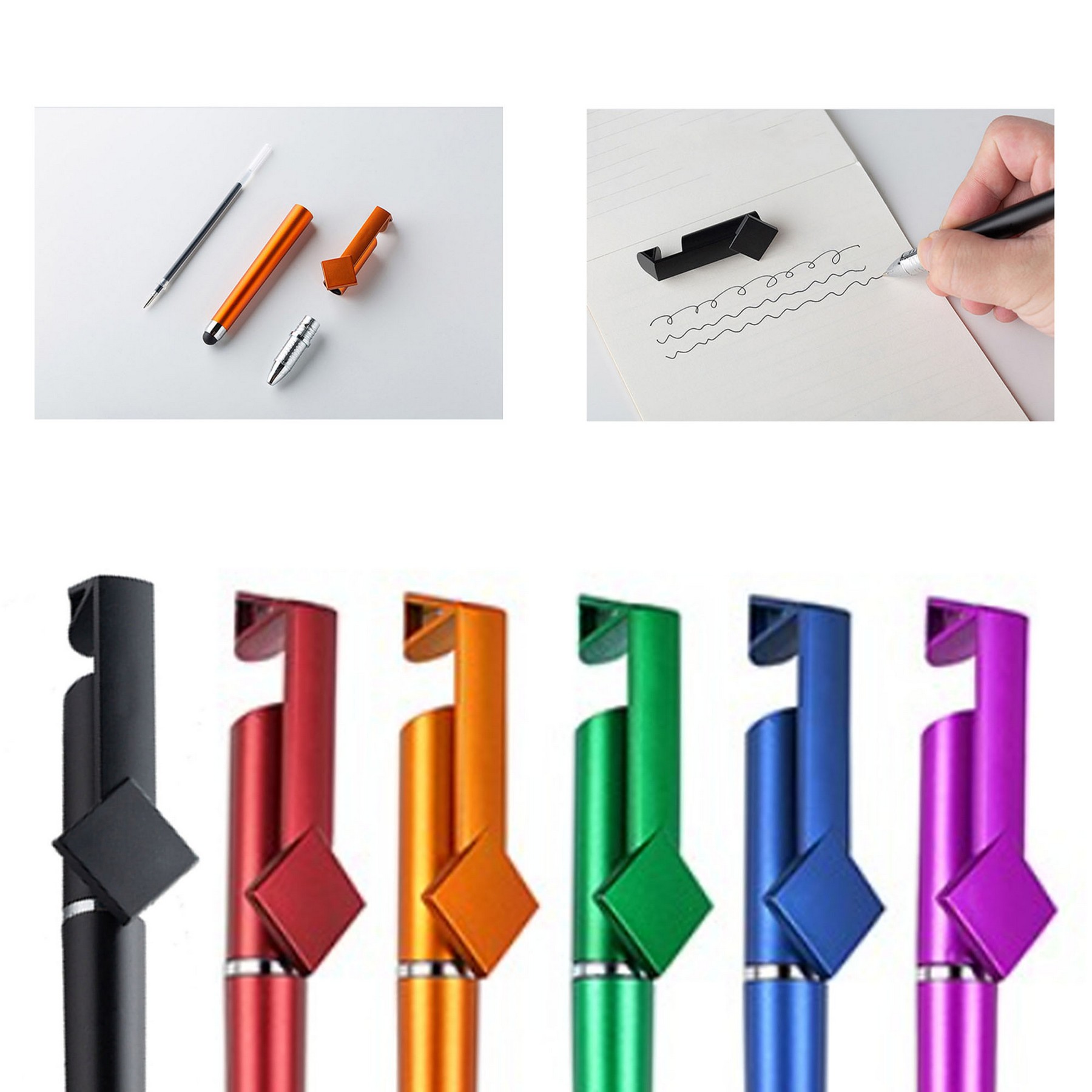 Multifunctional Phone Holder Touching Screen Pen 1