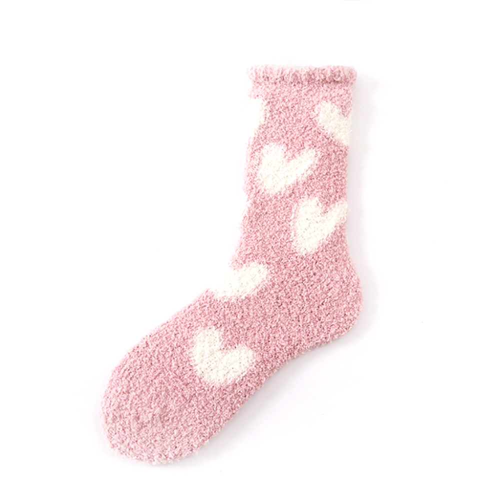 Coral Velvet Socks 6