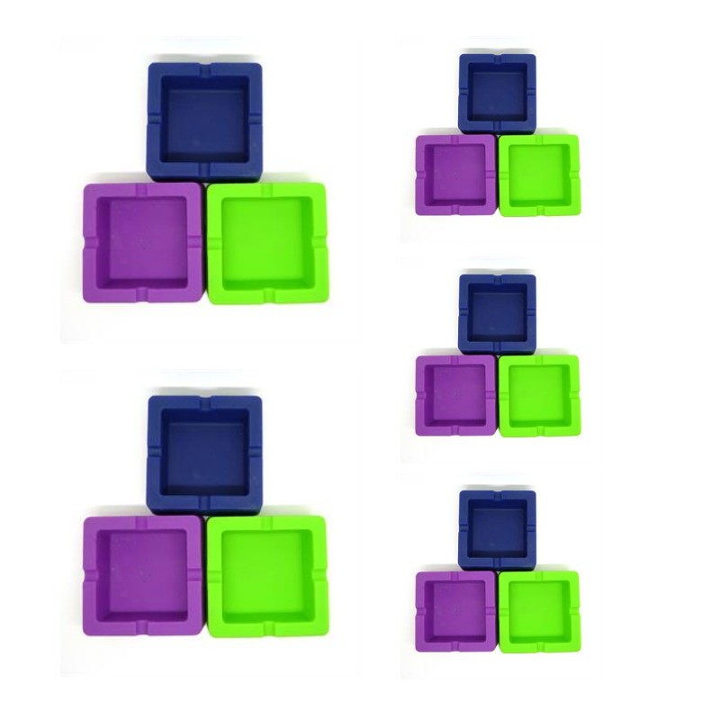 Square Silicone Ashtray