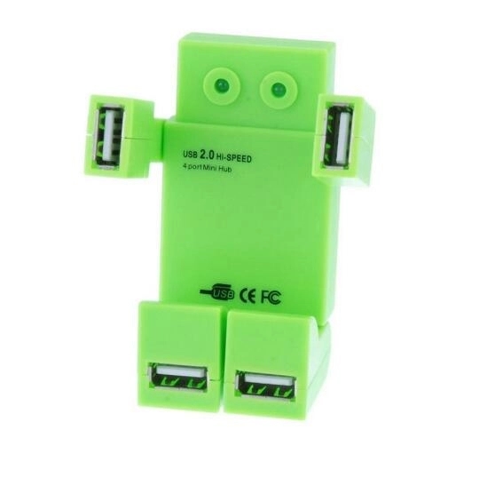 Robot shape 4 in 1 ethernet hub 2