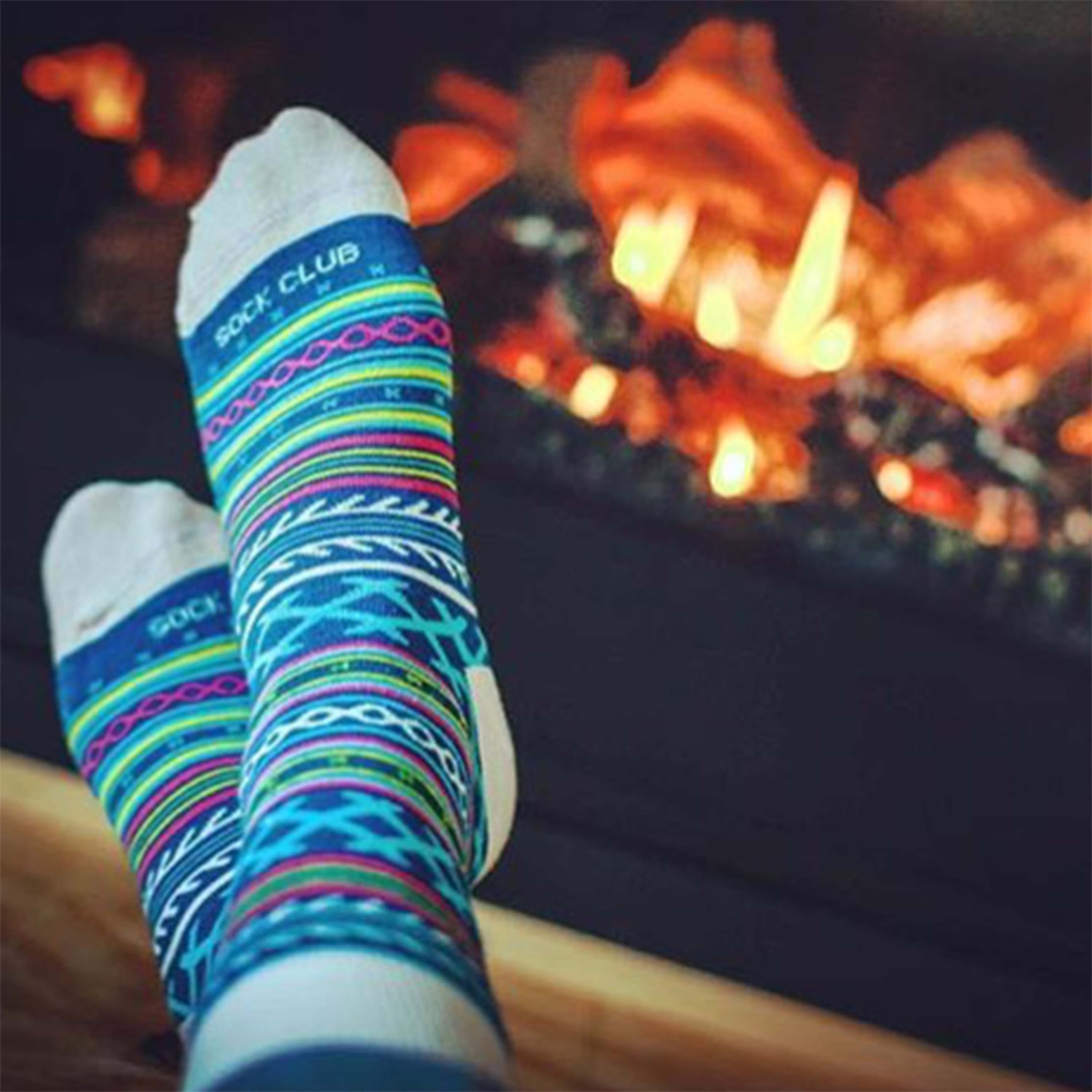 Synthetic Blend Movie Night Socks - Cozy Comfort for Cinema Enthusiasts - American Made 1