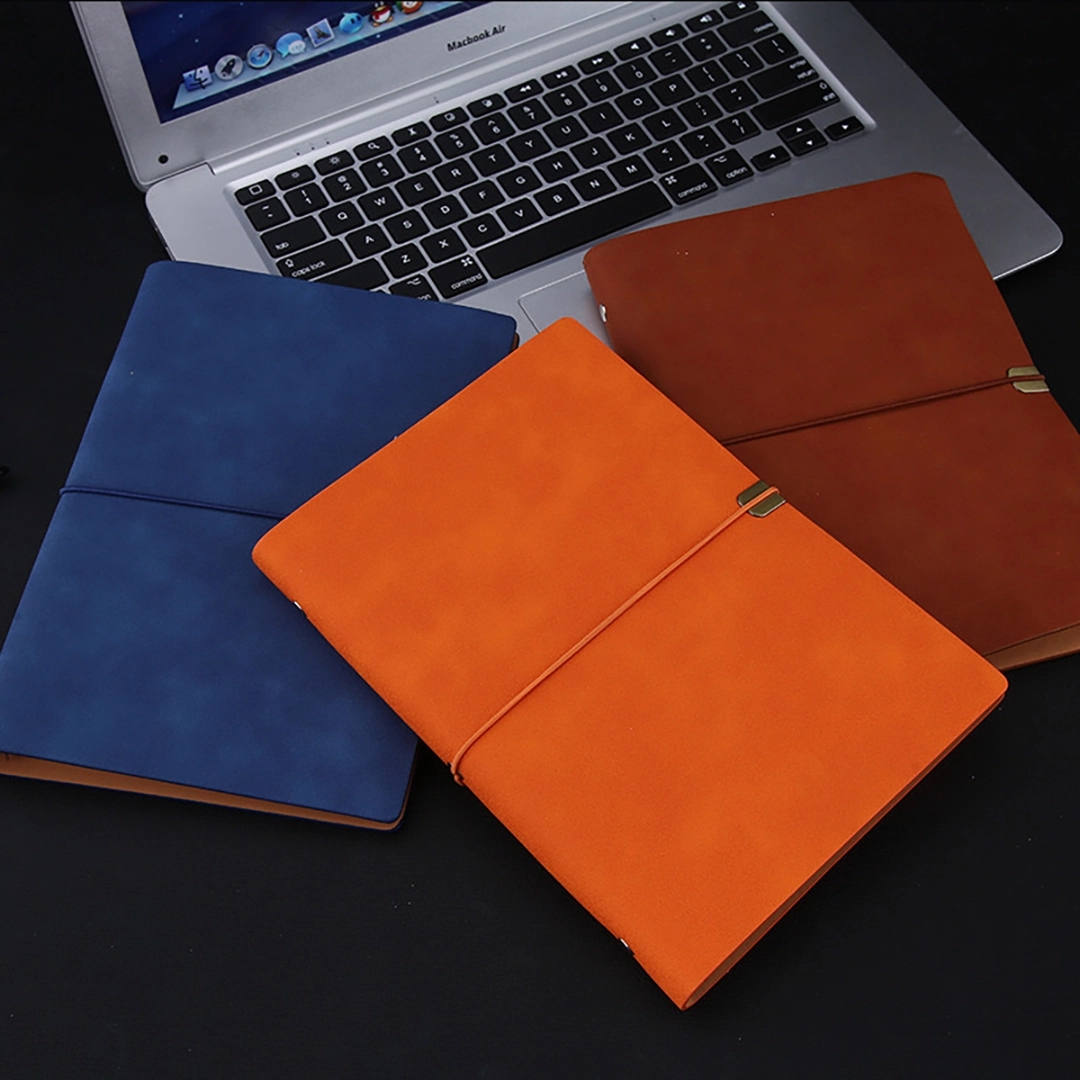 Vintage Leather Journal Style Binder / Padfolio 10